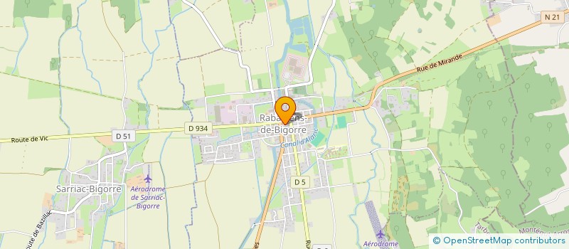 localisation de l'entreprise SCI DU RICHELIEU  RABASTENS-DE-BIGORRE