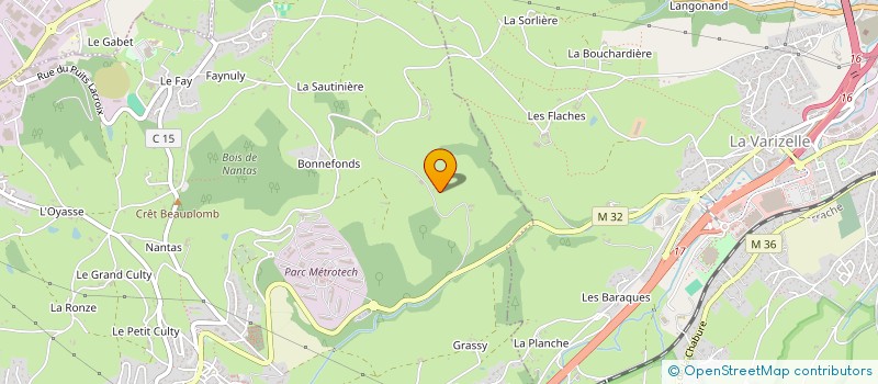 localisation de l'entreprise SCI DU RICOLIN JD  SAINT-JEAN-BONNEFONDS