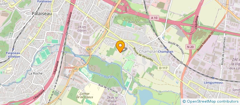 localisation de l'entreprise SCI DU RIDOIS  CHAMPLAN