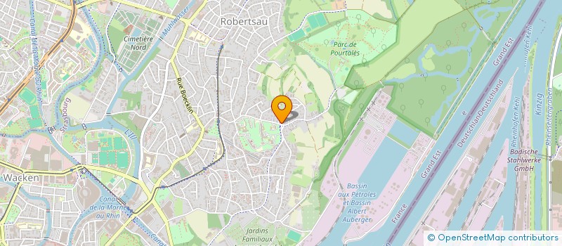 localisation de l'entreprise SCI DU RIED FREY  STRASBOURG