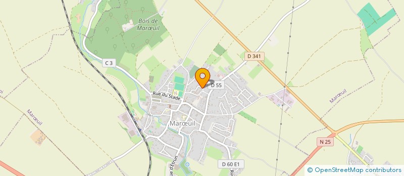 localisation de l'entreprise SCI DU RIETZ  MARUIL