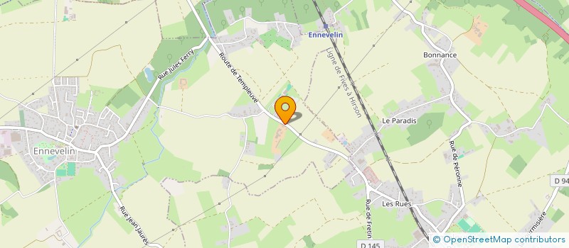 localisation de l'entreprise SCI DU RIEU à ENNEVELIN