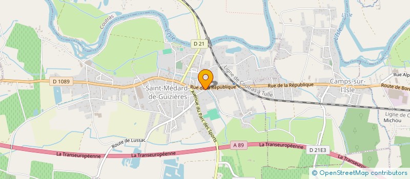 localisation de l'entreprise SCI DU RIEU  SAINT-MEDARD-DE-GUIZIERES