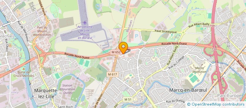 localisation de l'entreprise SCI DU RIEZ à MARCQ-EN-BARŒUL