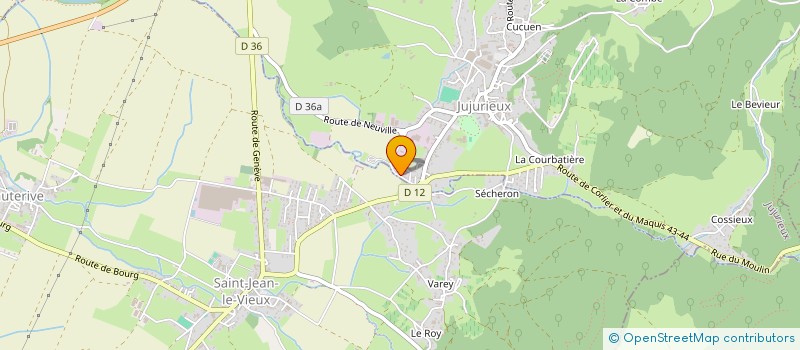 localisation de l'entreprise SCI DU RIEZ à JUJURIEUX