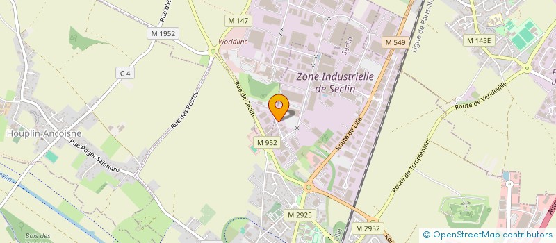 localisation de l'entreprise SCI DU RIEZ CASTEL  SECLIN