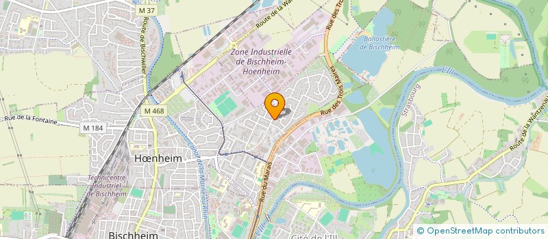 localisation de l'entreprise SCI DU RIF  HNHEIM