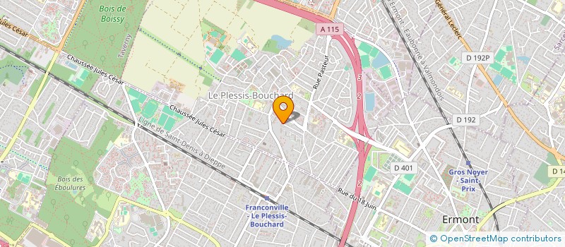 localisation de l'entreprise SCI DU RIF à LE PLESSIS-BOUCHARD