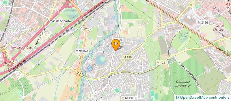 localisation de l'entreprise SCI DU RIFF à LATTES