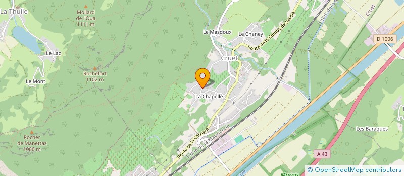 localisation de l'entreprise SCI DU RIFF  LAISSAUD