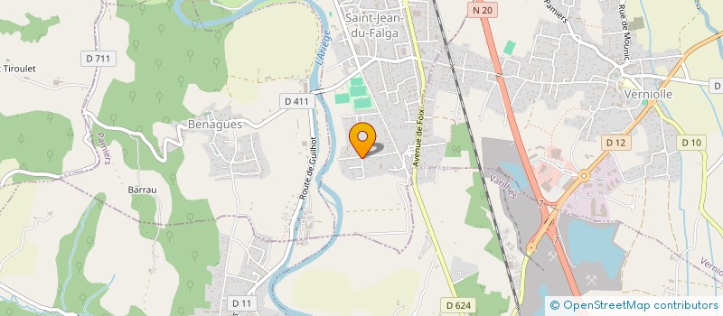 localisation de l'entreprise SCI DU RIGALS à SAINT-JEAN-DU-FALGA