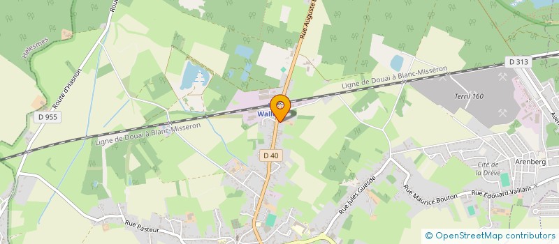 localisation de l'entreprise SCI DU RIGODON à WALLERS