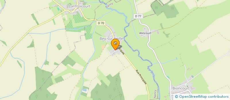 localisation de l'entreprise SCI DU RIRI  LANFROICOURT