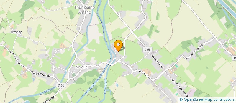 localisation de l'entreprise SCI DU RIVAGE  NIVELLE