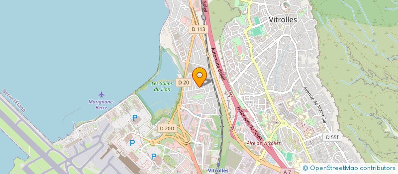 localisation de l'entreprise SCI DU RIVAGE à VITROLLES