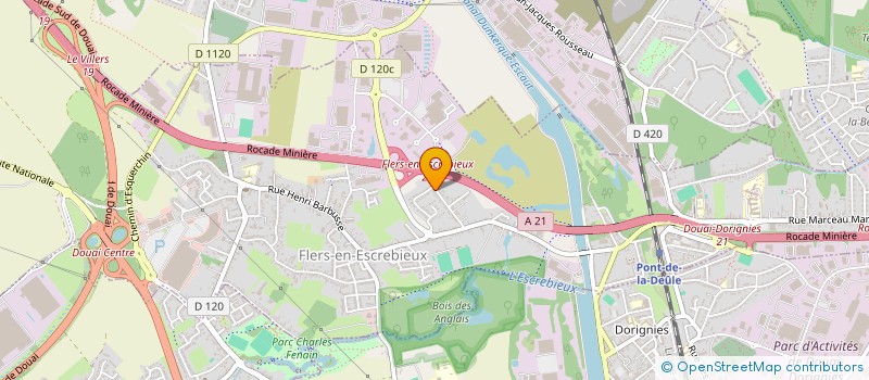 localisation de l'entreprise SCI DU RIVAGE  FLERS-EN-ESCREBIEUX