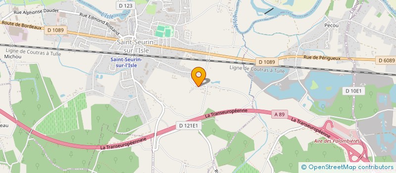 localisation de l'entreprise SCI DU RIVALET  SAINT-SEURIN-SUR-L'ISLE
