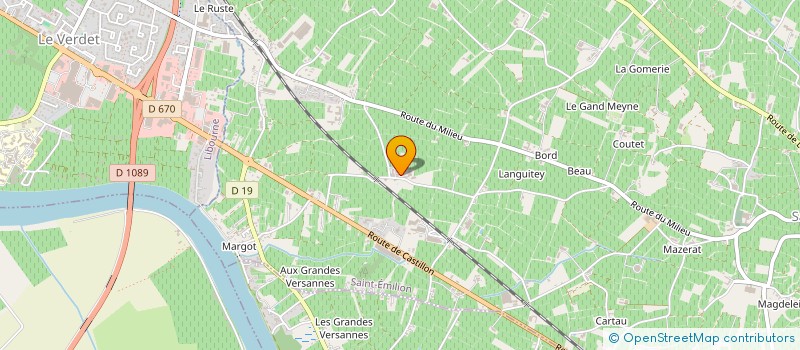 localisation de l'entreprise SCI DU RIVALON  SAINT-EMILION