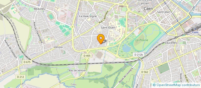 localisation de l'entreprise SCI DU RIVET à CAEN