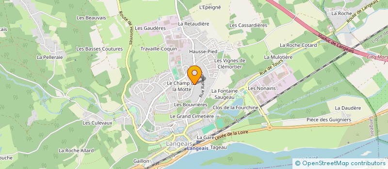 localisation de l'entreprise SCI DU ROBERDEAU  LANGEAIS