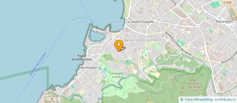 localisation de l'entreprise SCI DU ROC à MARSEILLE