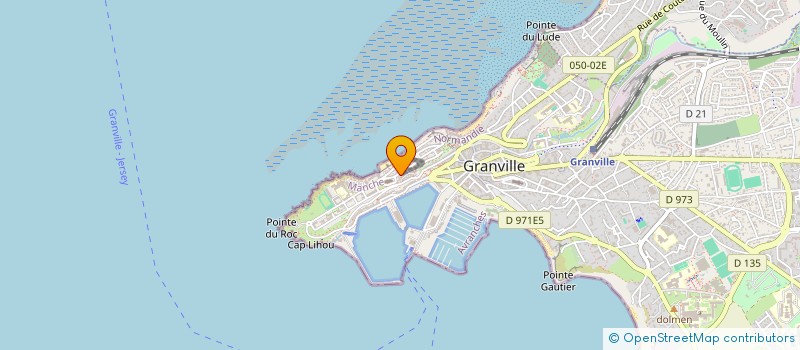 localisation de l'entreprise SCI DU ROC à GRANVILLE