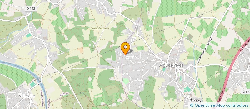 localisation de l'entreprise SCI DU ROC  AIGUES-VIVES