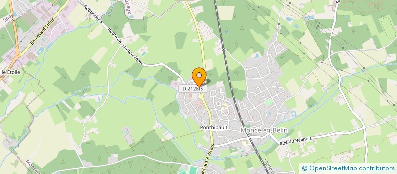 localisation de l'entreprise SCI DU ROC  RUAUDIN