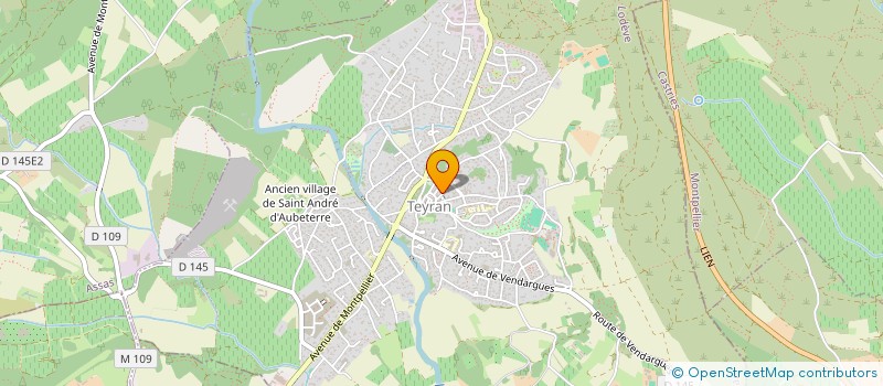 localisation de l'entreprise SCI DU ROC  TEYRAN