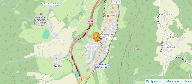 localisation de l'entreprise SCI DU ROC DE COGNIERES  SAINT-MICHEL-LES-PORTES