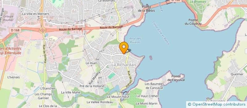 localisation de l'entreprise SCI DU ROC FLEURI à NANTES