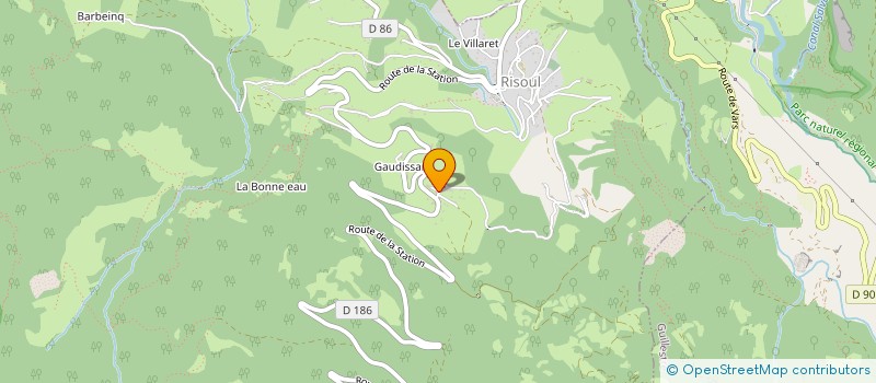 localisation de l'entreprise SCI DU ROCHASSON  RISOUL