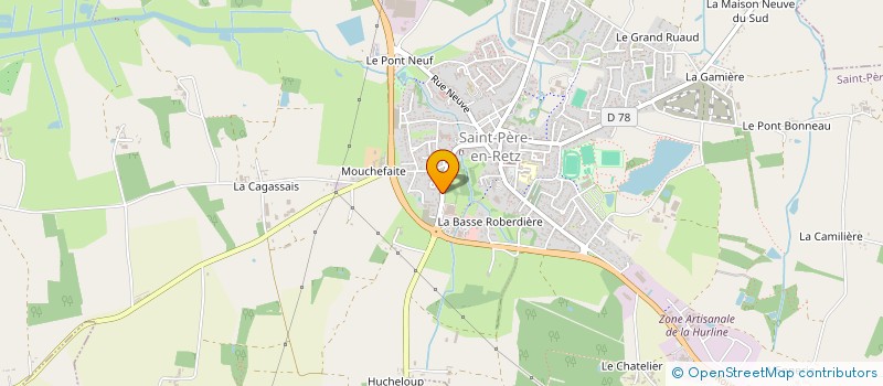 localisation de l'entreprise SCI DU ROCHER  SAINT-PERE-EN-RETZ