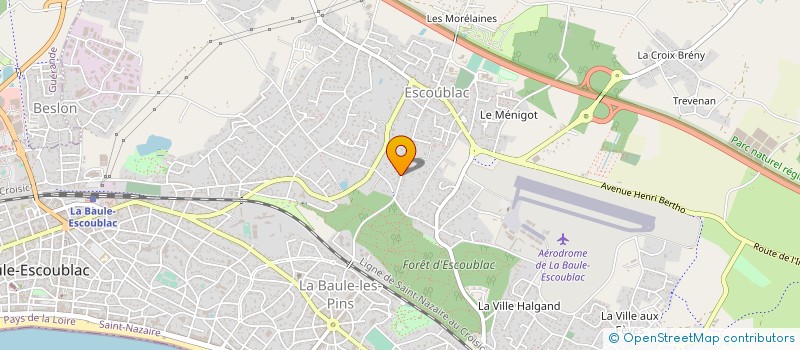 localisation de l'entreprise SCI DU ROCHER à LA BAULE-ESCOUBLAC