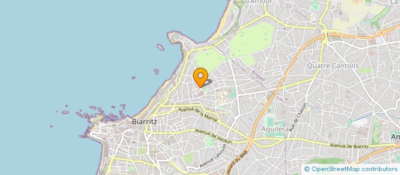 localisation de l'entreprise SCI DU ROCHER à BIARRITZ