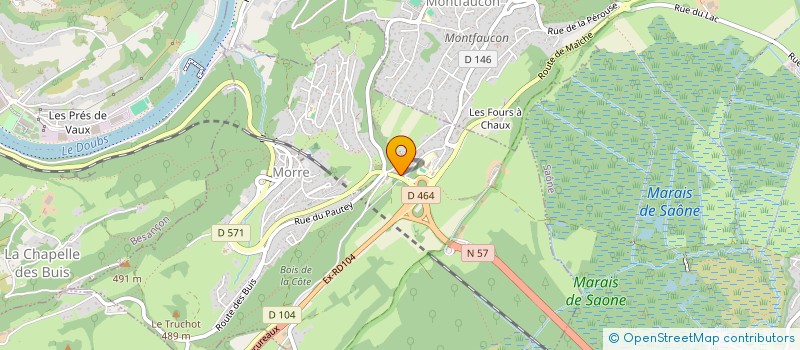 localisation de l'entreprise SCI DU ROCHER  MORRE