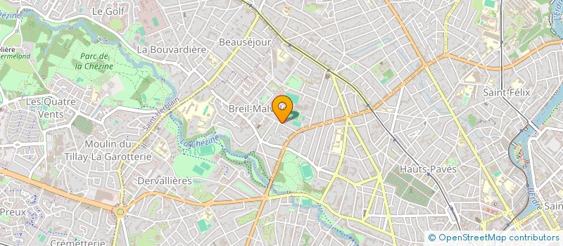 localisation de l'entreprise SCI DU ROCHER à NANTES