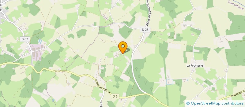 localisation de l'entreprise SCI DU ROCHER  COURCEMONT