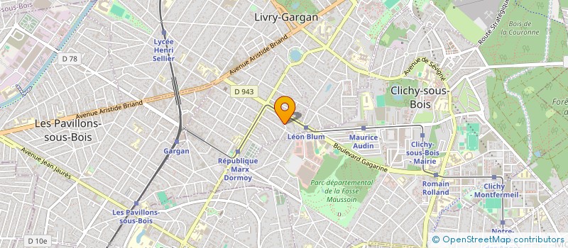localisation de l'entreprise SCI DU ROCHER à LIVRY-GARGAN