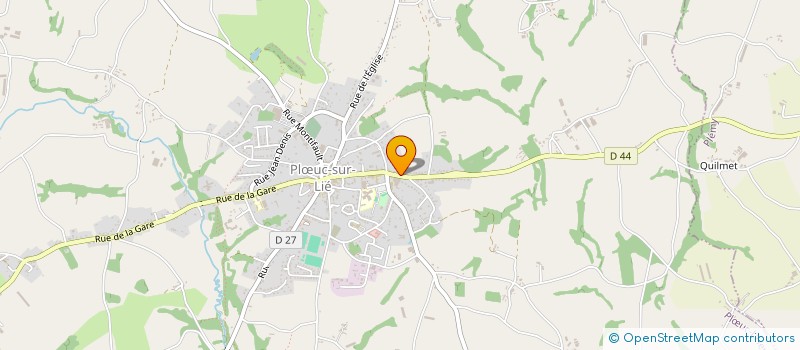 localisation de l'entreprise SCI DU ROCHER  PLOUGUENAST-LANGAST