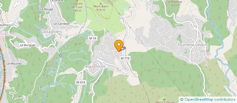 localisation de l'entreprise SCI DU ROCHER  ASPREMONT