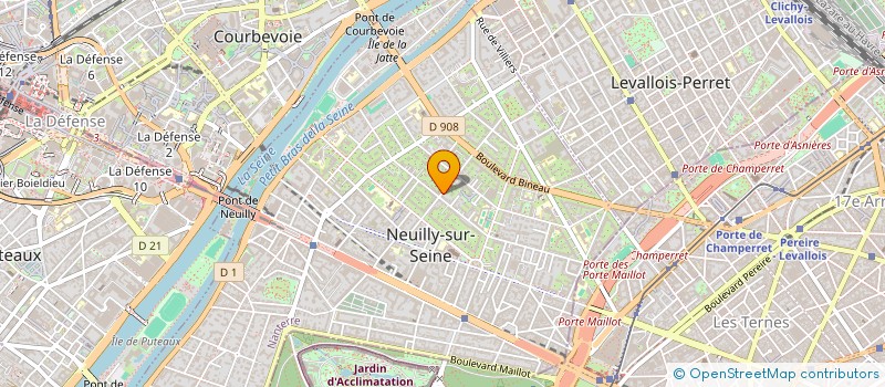 localisation de l'entreprise SCI DU ROCHER DE TOUCHAGUES à NEUILLY-SUR-SEINE