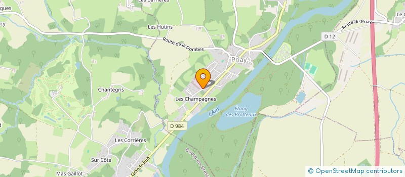 localisation de l'entreprise SCI DU ROCHER DE VIUZ  PRIAY