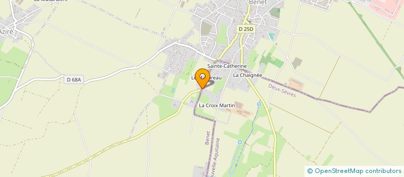 localisation de l'entreprise SCI DU ROCHET  COULON