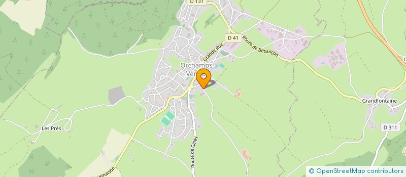 localisation de l'entreprise SCI DU ROCHET  ORCHAMPS-VENNES