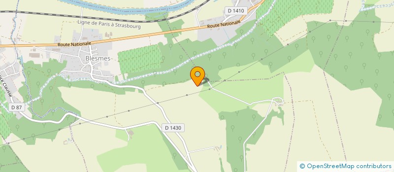 localisation de l'entreprise SCI DU ROCQ  BLESMES