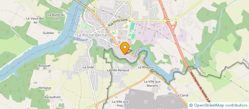 localisation de l'entreprise SCI DU RODOIR  NIVILLAC