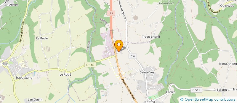 localisation de l'entreprise SCI DU ROHA  PAIMPOL