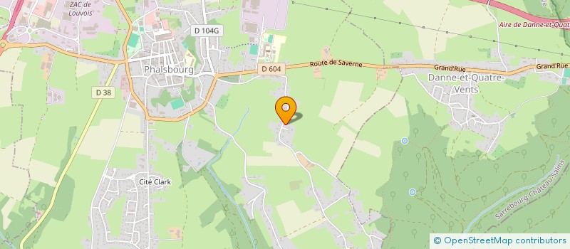 localisation de l'entreprise SCI DU ROHAN  PHALSBOURG