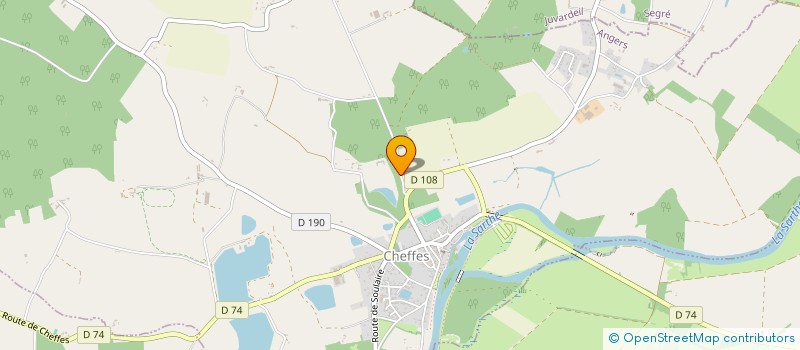 localisation de l'entreprise SCI DU ROI RENE DE BURON  CHEFFES